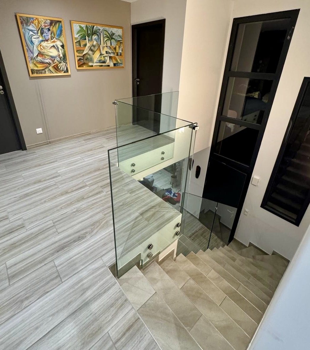 Garde-corps en verre sur mesure, réalisation 4