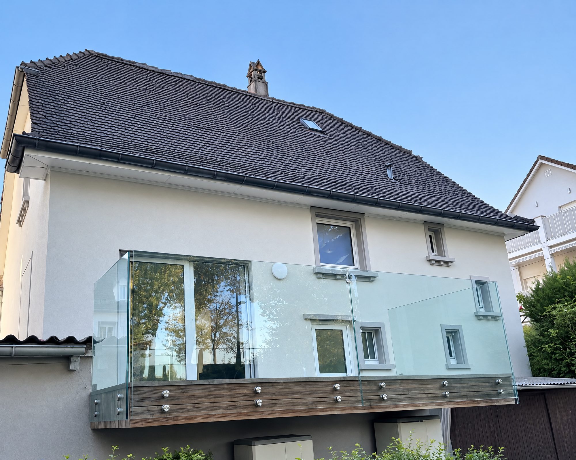 Garde-corps en verre sur mesure, réalisation 9