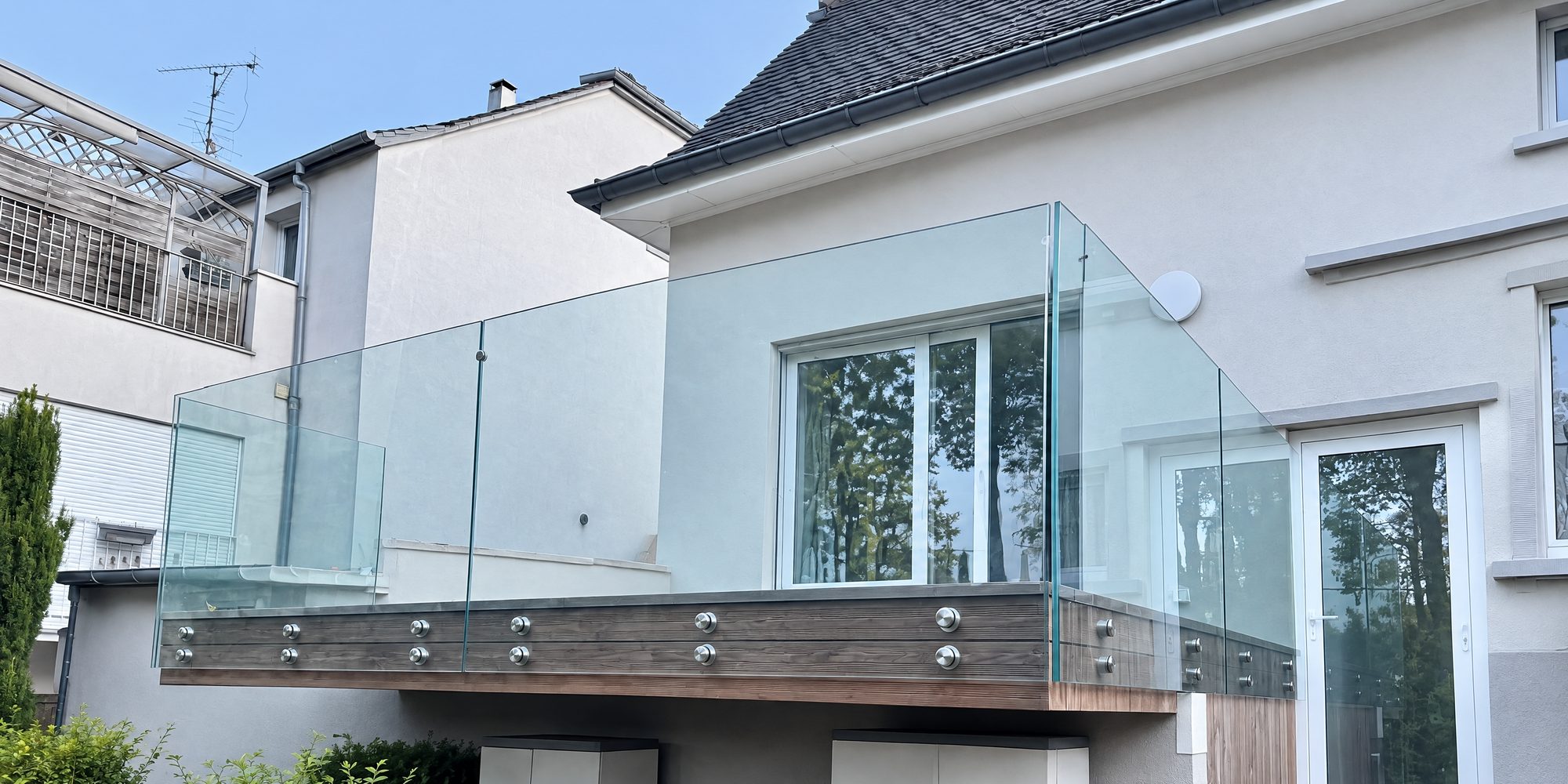 Garde-corps en verre sur mesure, réalisation 17